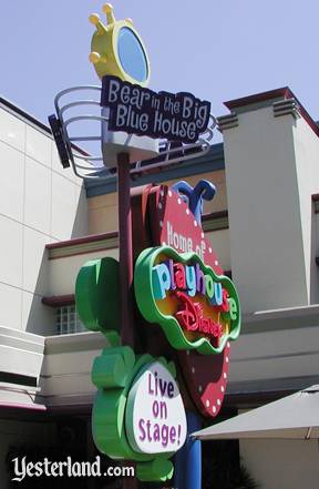 Playhouse Disney sign