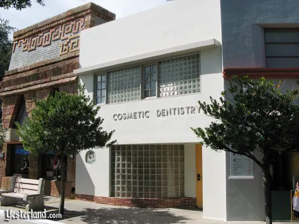 Disney: “Cosmetic Dentistry” façade on Keystone Clothiers