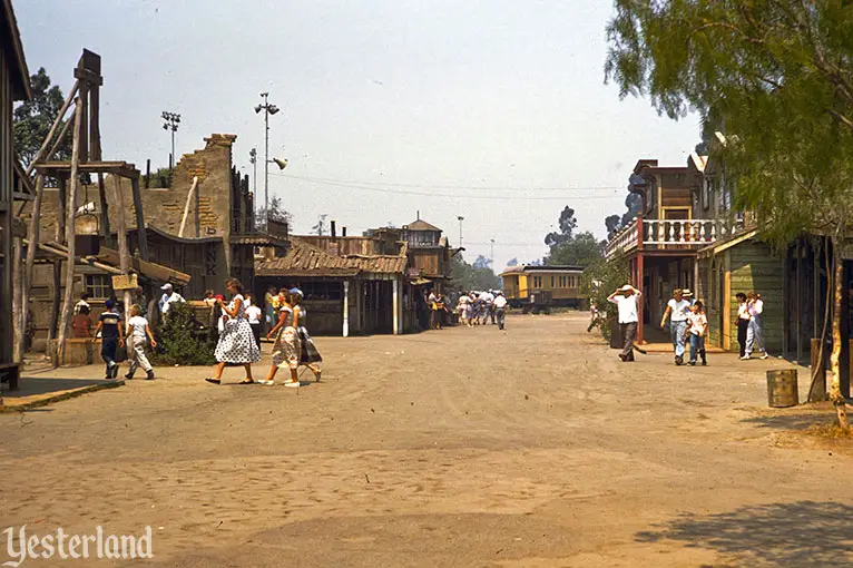 vintage photo of Ghost Town at Knott's Berry Farm