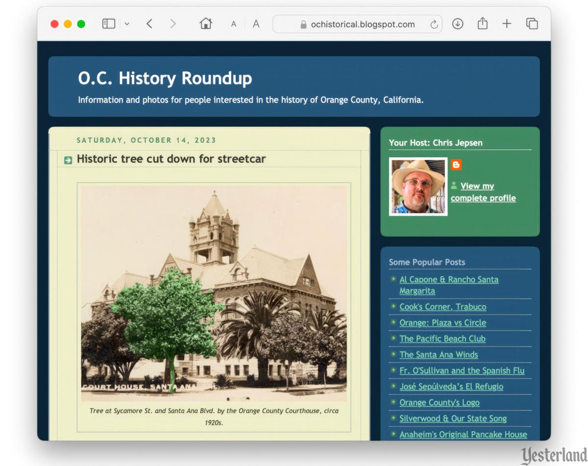 O.C. History Roundup Blog
