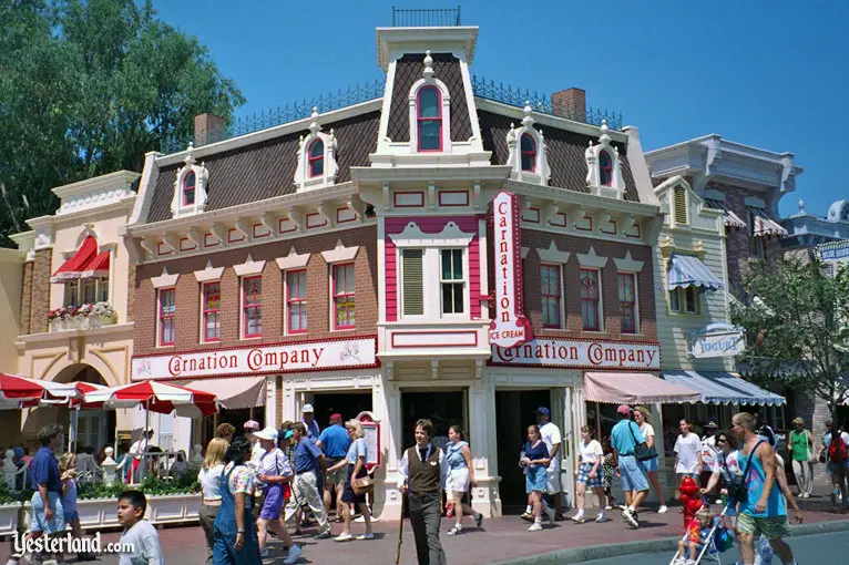 Carnation Ice Cream Parlor at Disneyland