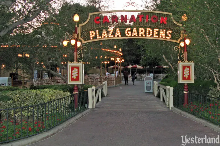 Carnation Plaza Gardens at Disneyland