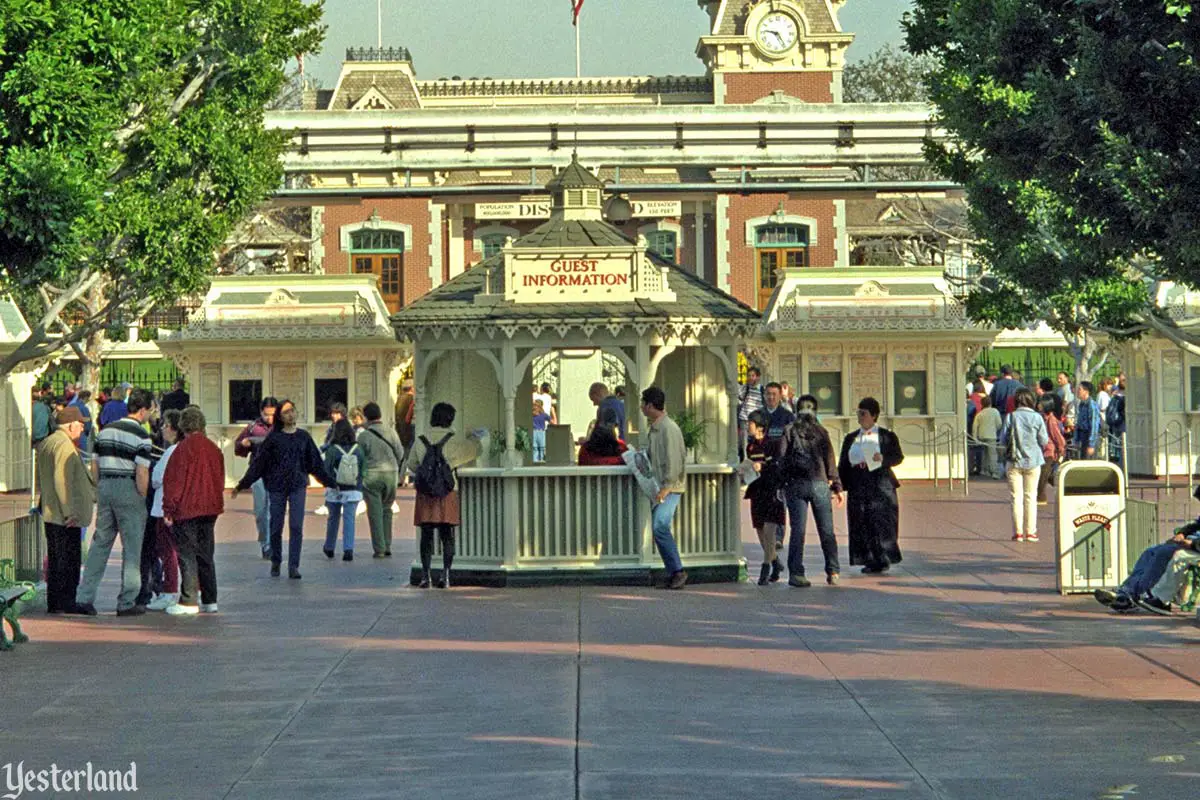 Guest Information at Disneyland, 1998