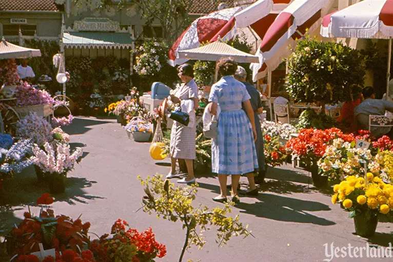 Main Street Flower Market at Disneyland
