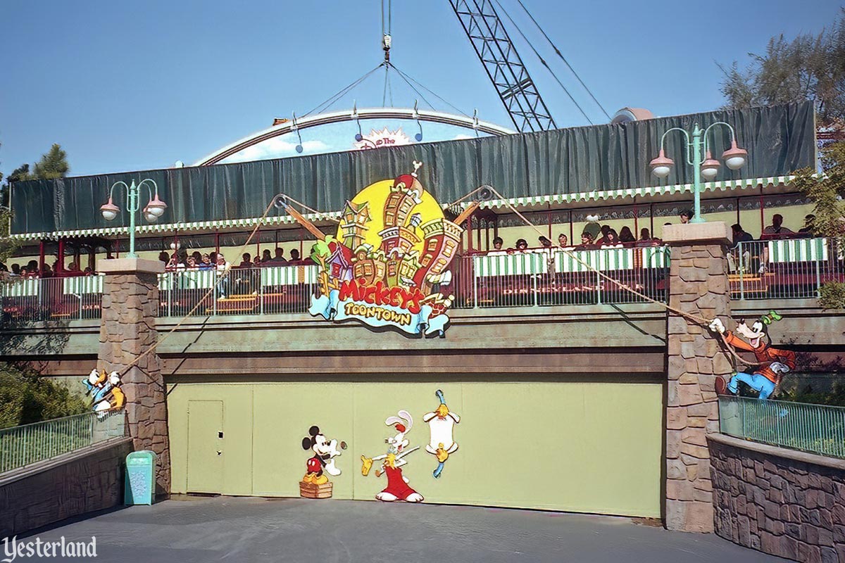 Mickey’s ToonTown under construction at Disneyland