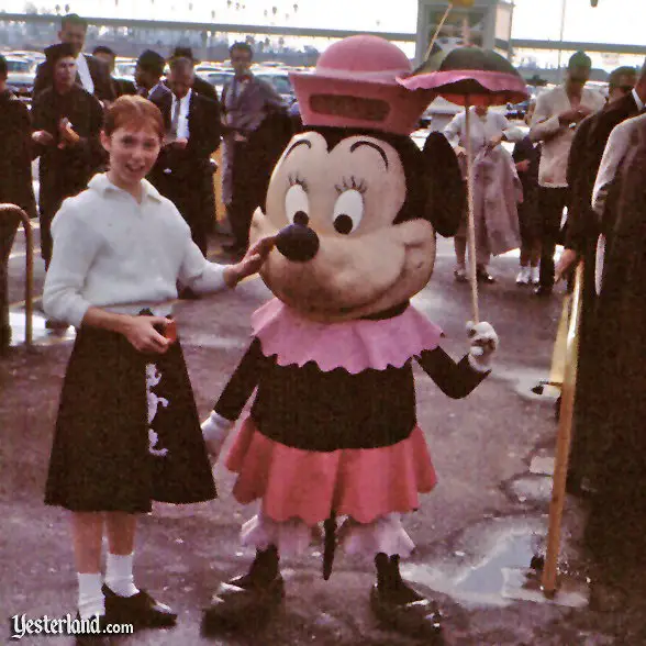 Mickey Mouse and Minnie Mouse at Disneyland, 1961