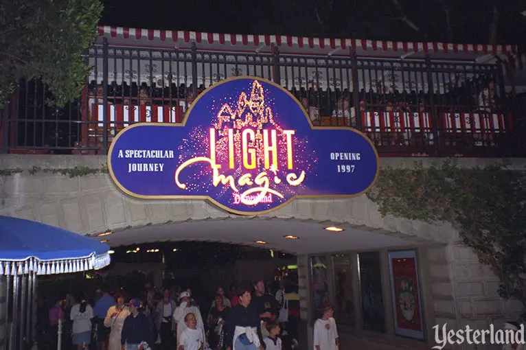 Light Magic sign at Disneyland