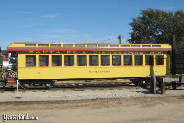 The passenger coach “Painted Desert,” restored—in 2008