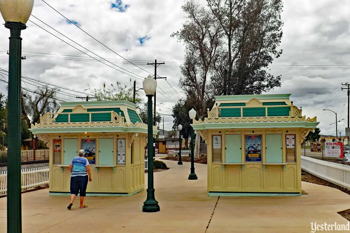 Former Disneyland Ticket Booths at the Southern California Railway Museum