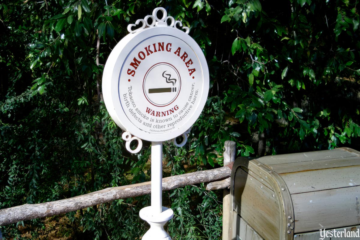 Designated smoking at Disneyland in 2003