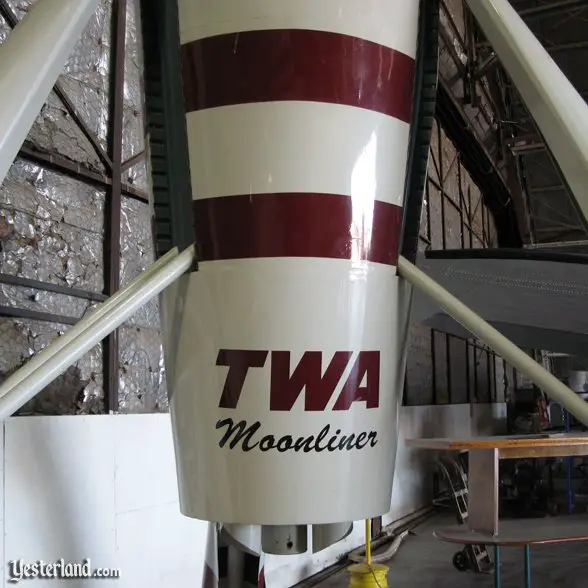 Restored TWA Moonliner II, detail