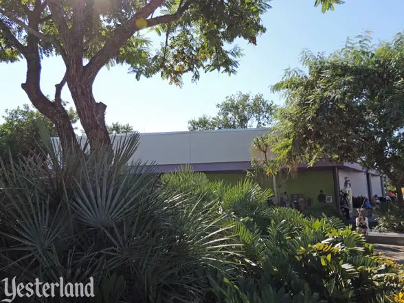 site of former Skyway station in Tomorrowland
