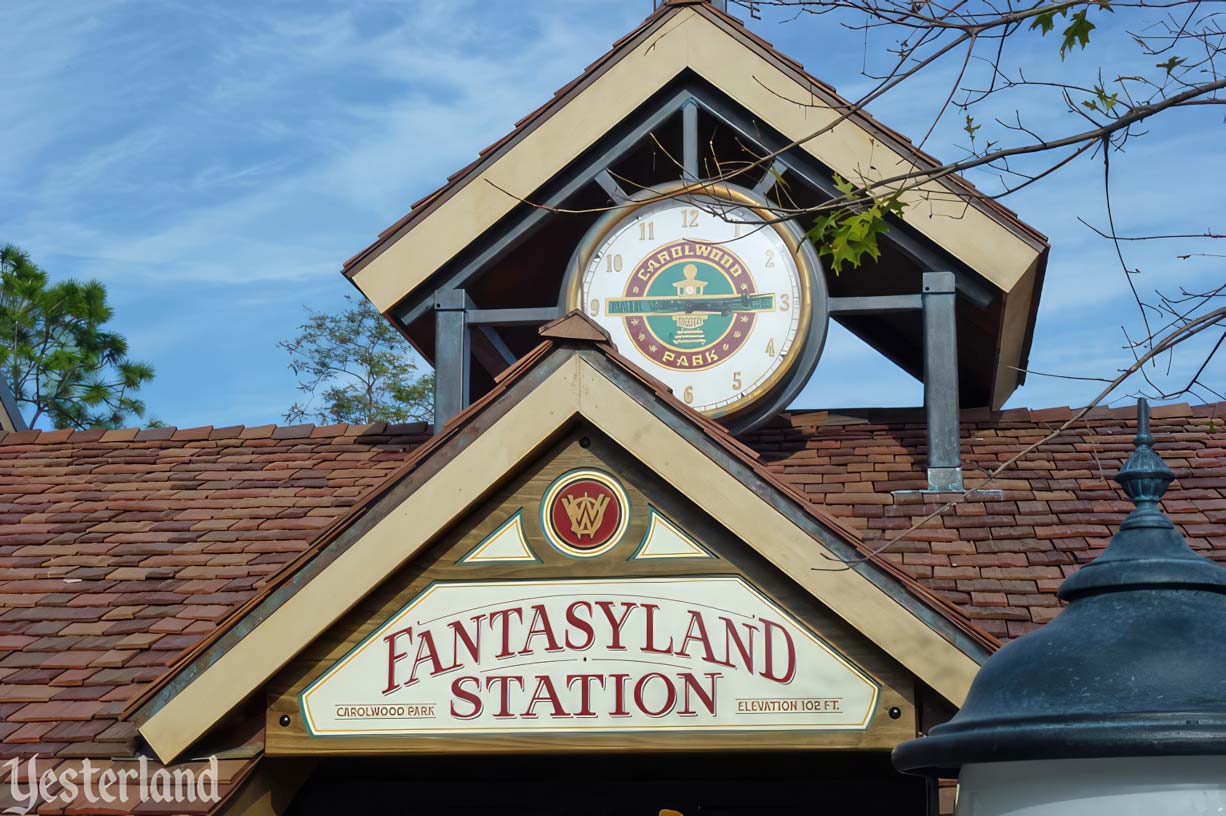 Yesterland: Mickey's Toontown Fair Train Station