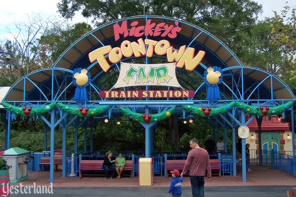 Mickey's Toontown Fair Train Station at Magic Kingdom Park