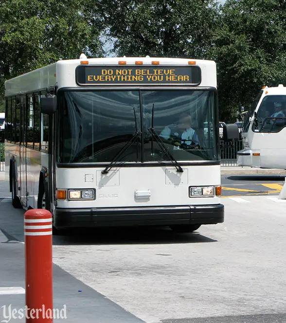 Walt Disney World bus (with edited text)