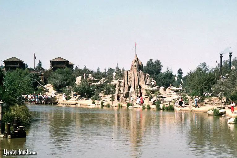 Tom Sawyer Island at Disneyland in the 1950s