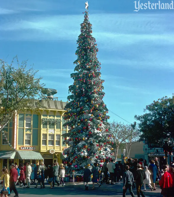 Vintage Disneyland Christmas Photo at Yesterland