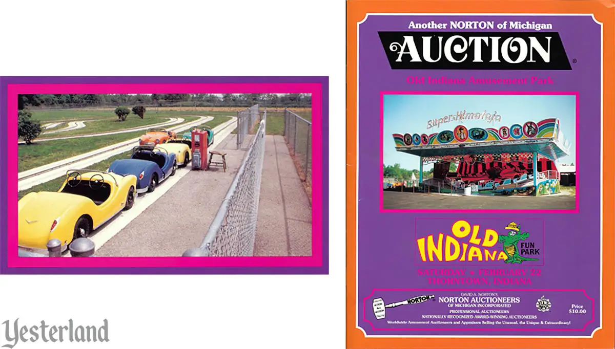 Old Indiana Fun Park auction brochure cover
