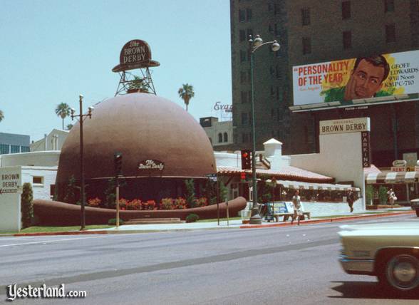 Historic Photo of the Brown Derby on Wilshire
