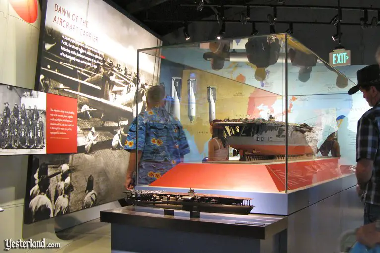 Inside the museum at the Pearl Harbor Visitor Center