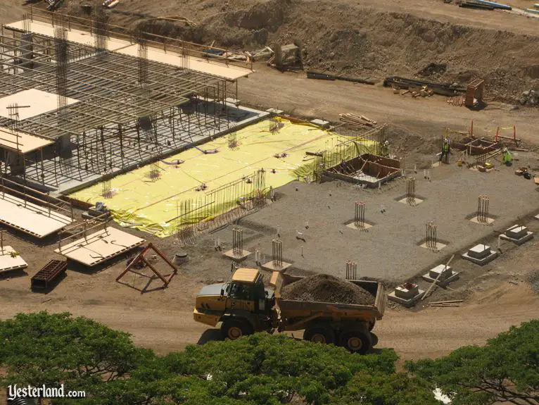 Disney resort construction at Ko Olina, Hawai‘i, July 31, 2009