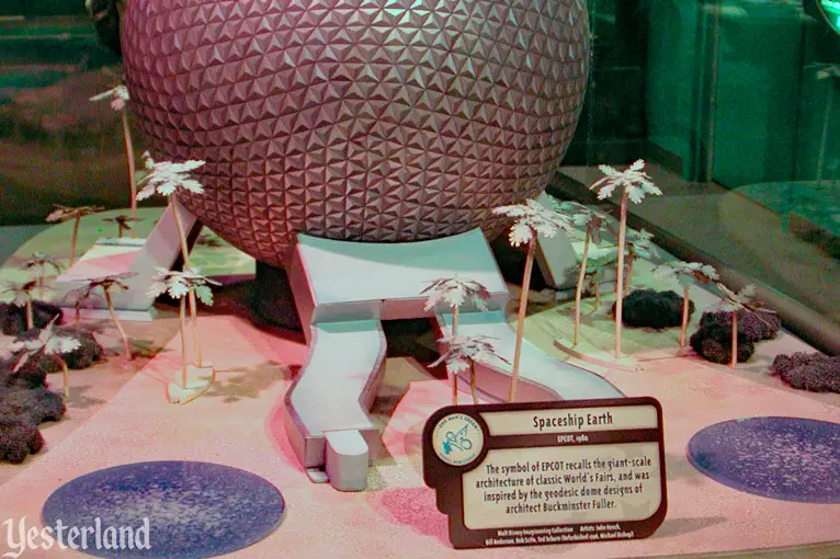 Spaceship Earth model at One Man’s Dream at Disney’s Hollywood Studios