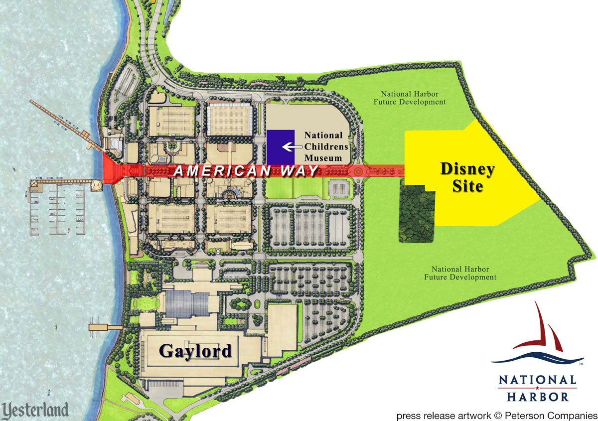 National Harbor pland showing Disney site