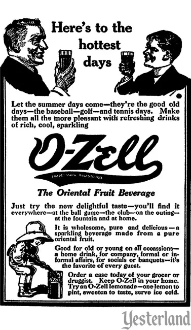 O-Zell advertisement, July 16, 1914