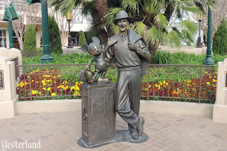 Storytellers Statue on Buena Vista Street at Disney California Adventure