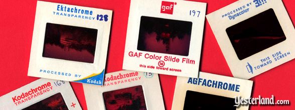 Photo of old color slides