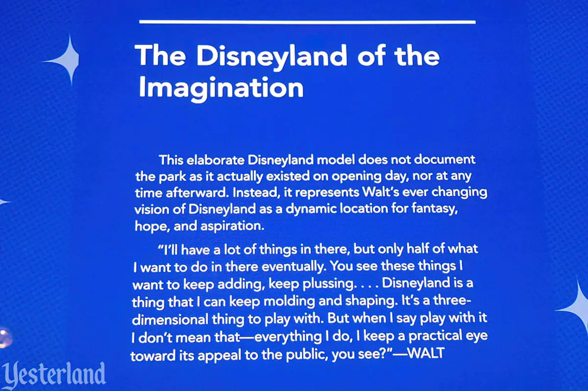 Walt’s Disneyland at The Walt Disney Family Museum