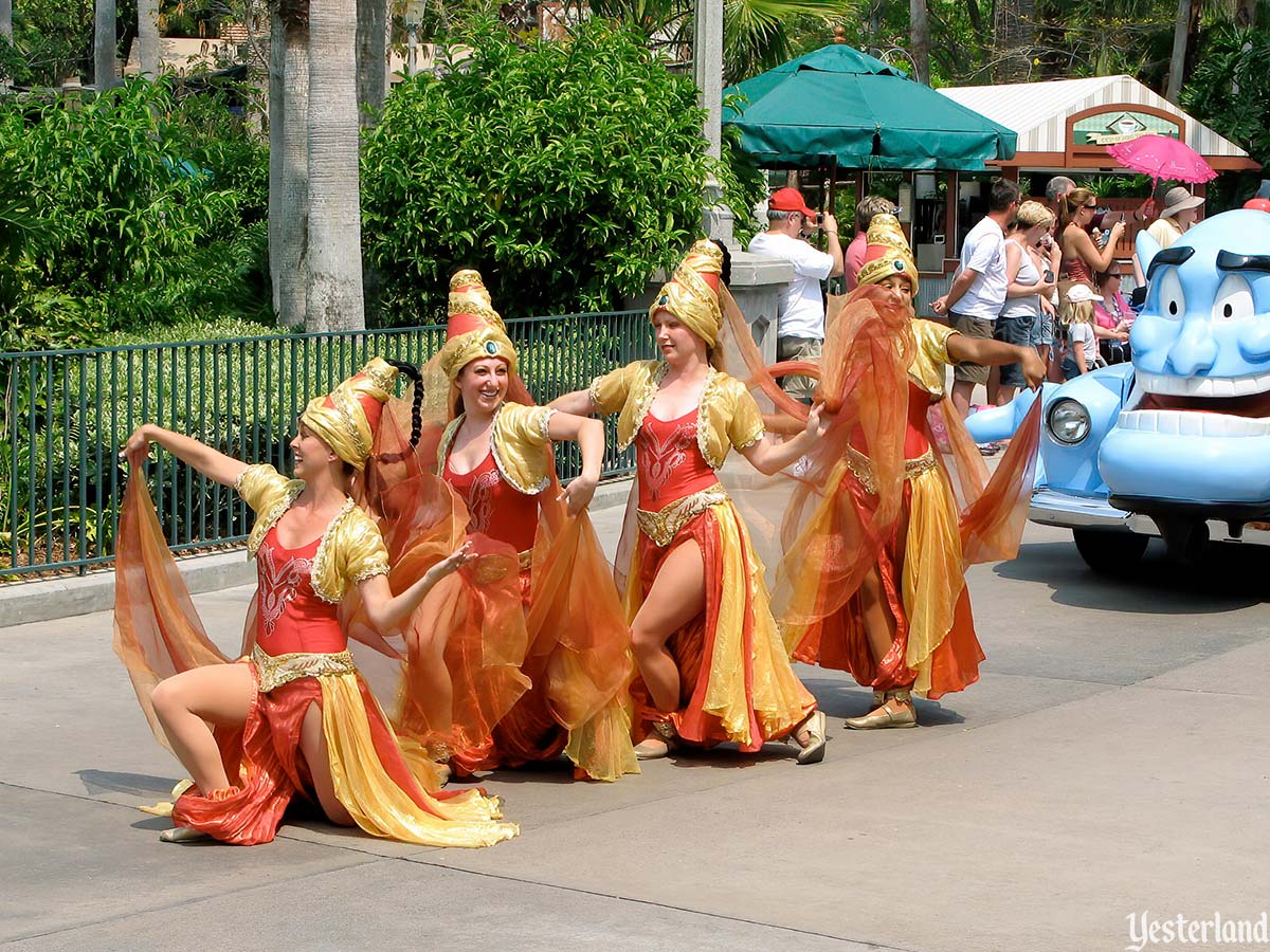 Aladdin car in Disney Stars and Motor Cars parade