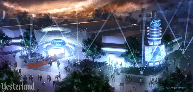 Concept rendering for The American Idol Experience at Disney's Hollywood Studios