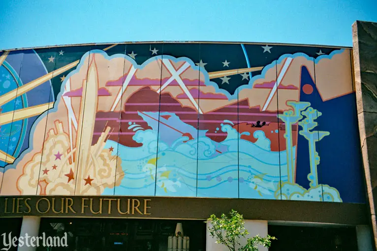 1998 Tomorrowland Mural at Disneyland
