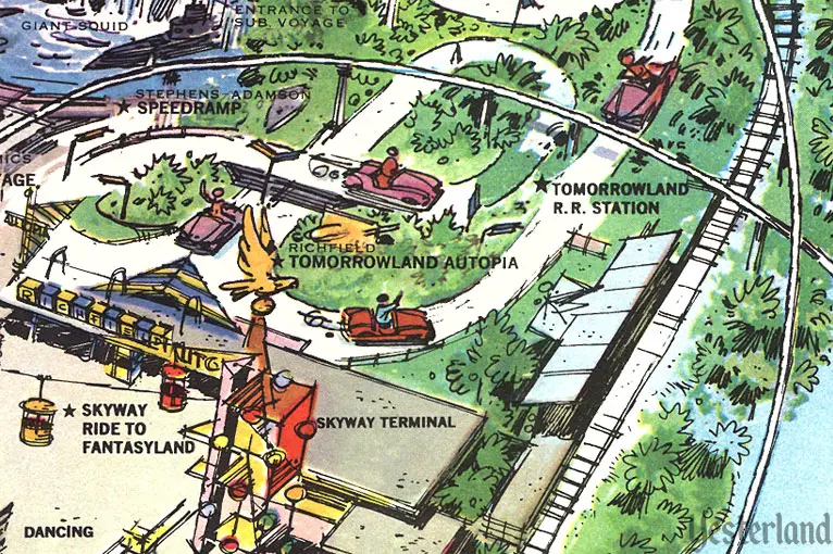 Tomorrowland Station at Disneyland