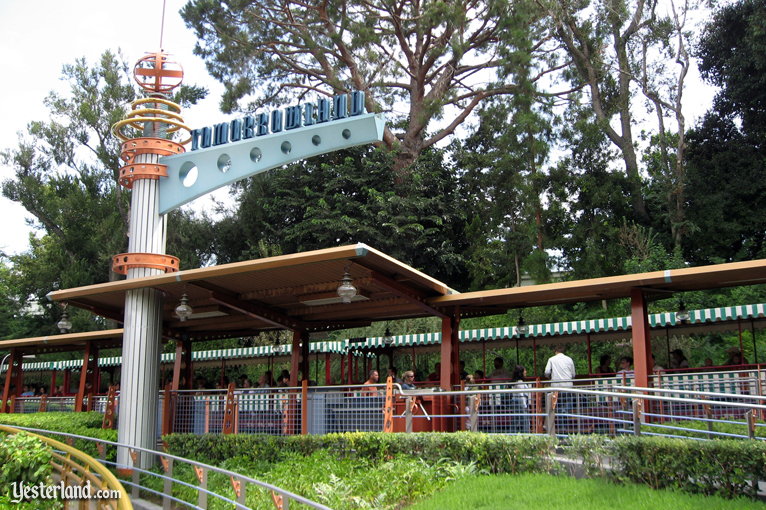 Tomorrowland Railroad Station at Yesterland