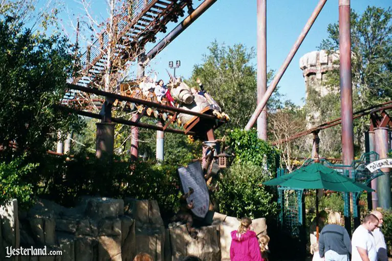 Flying Unicorn at Universal's Islands of Adventure in 2003