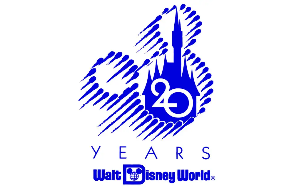 20 Yesrs Walt Disney World logo