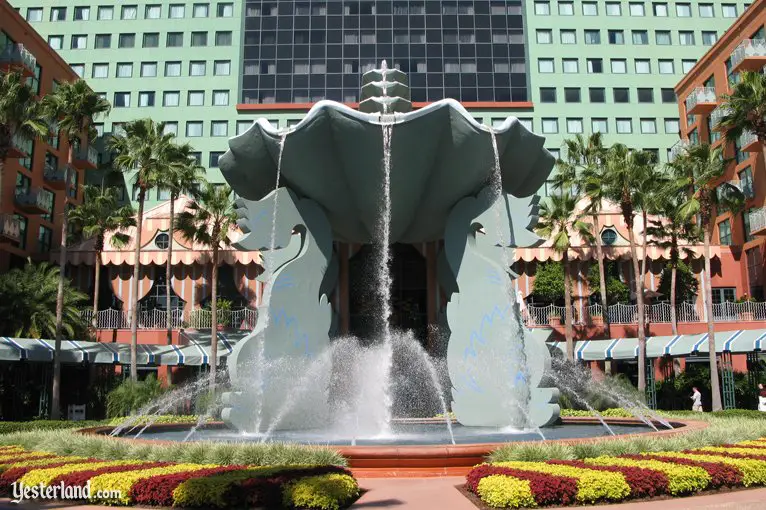 Fountain at the Walt Disney World Dolphin
