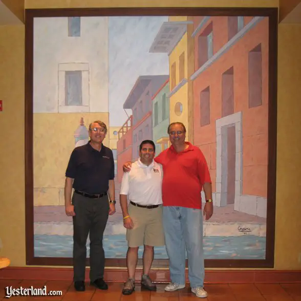 Left to right: Werner Weiss, Lou Mongello, and Jim Korkis