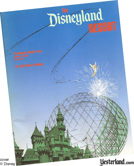 Cover of the Preliminary Master Plan for The Disneyland Resort, March 1991