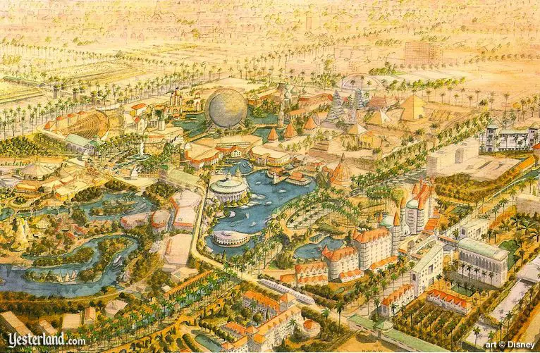 Disneyland Resort rendering from 1991